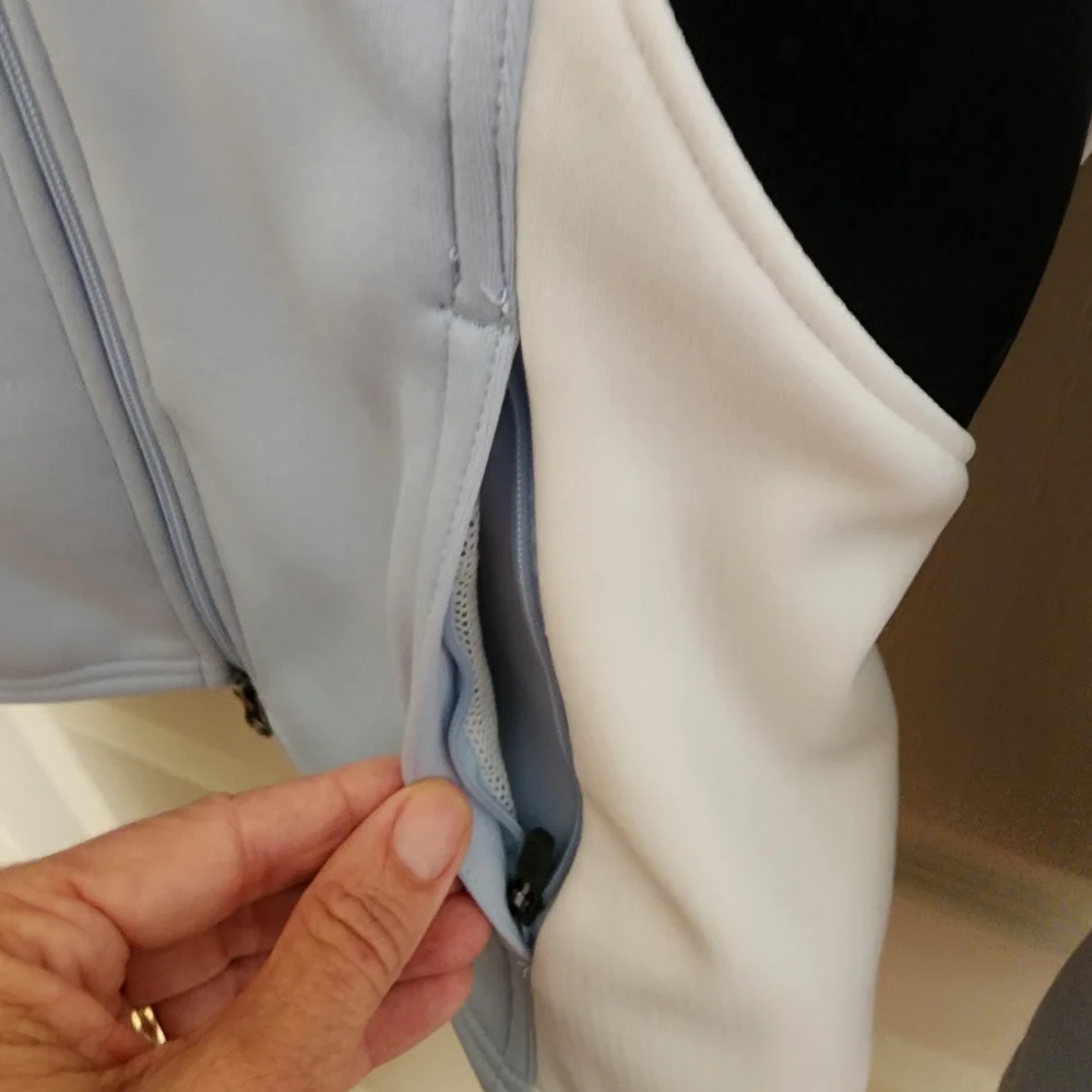 Cannondale Women's Cycling Jacket Full Zip Performance Fabric Light Blue Size S - Picture 8 of 15